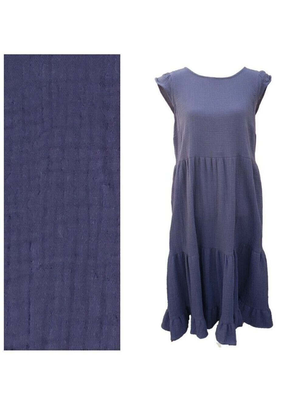 Brannan Petite Women's Blue Maxi Dress Size PL